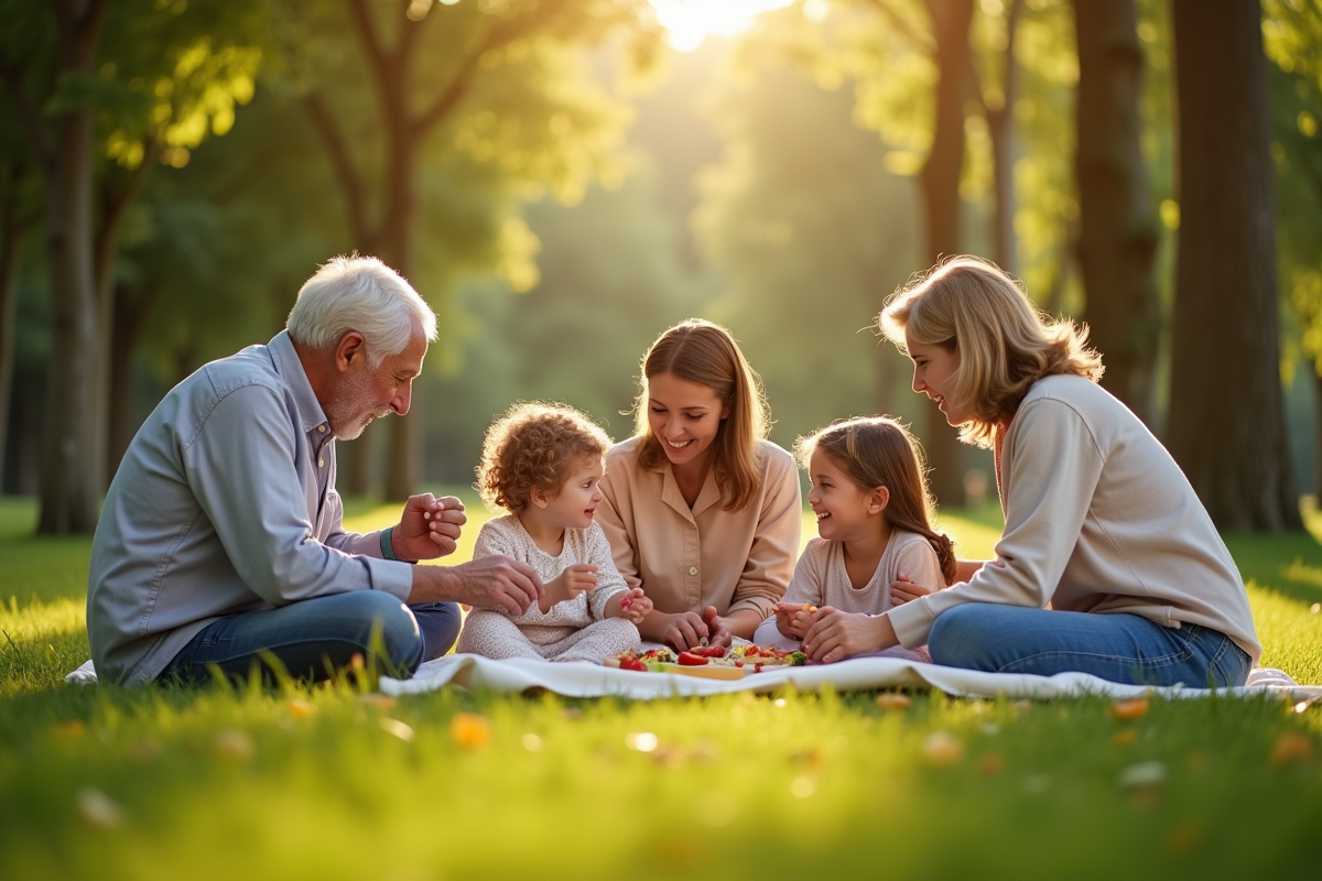 famille heureuse