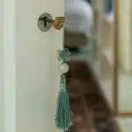 white and brown wooden door